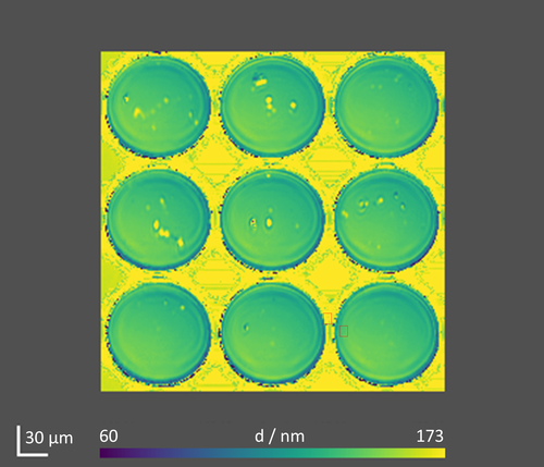 Micro Lenses - Thickness of Coating Layer